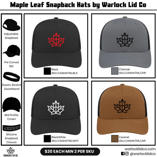 Maple Leaf Snapback Hats