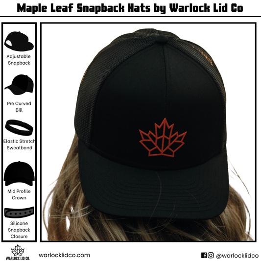 Maple Leaf Snapback Hats