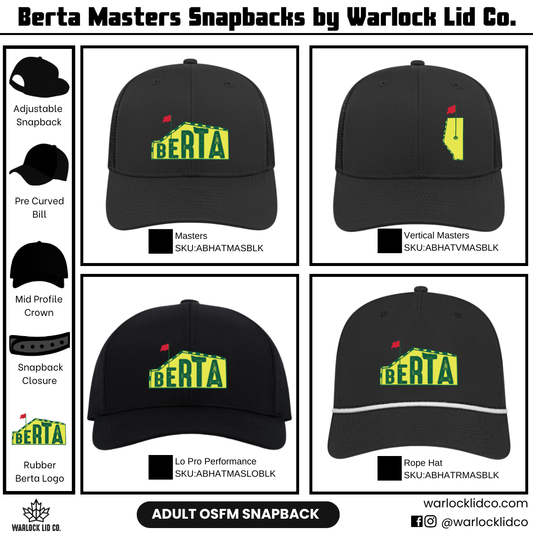 Berta Masters Snapback Hats