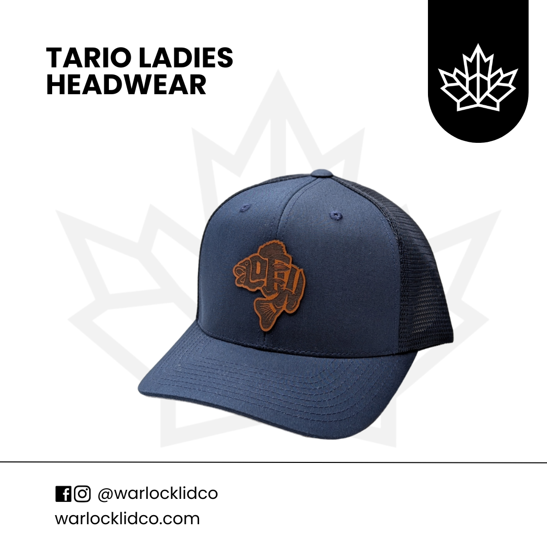 Tario Ladies Hats | Warlock Lid Co | Adjustable Snapback | High Ponytail | Lake of the Woods