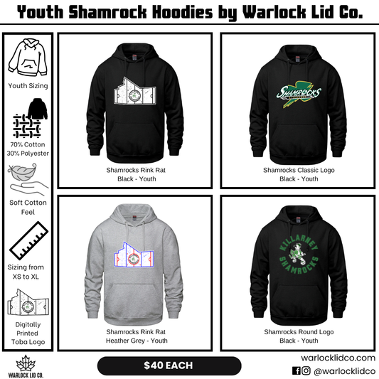Killarney Shamrock Youth Hoodies