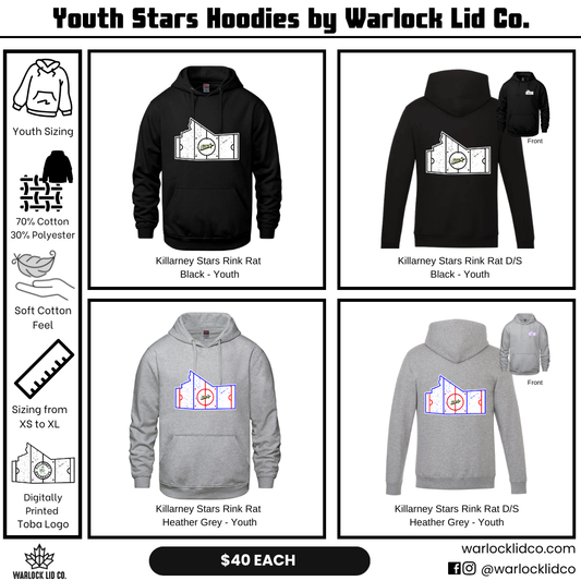 Killarney Stars Youth Hoodies