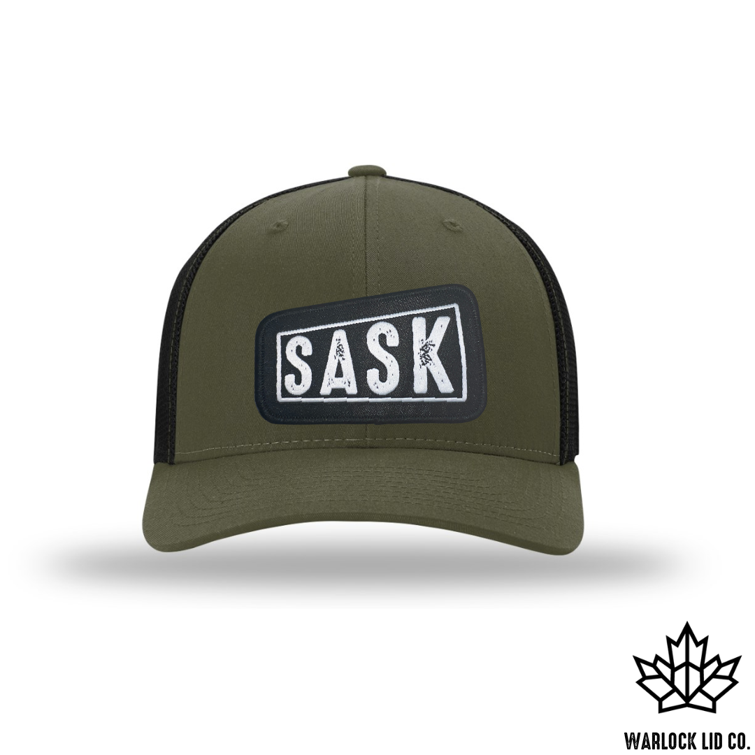 Sask Classic Snapback Hats | Warlock Lid Co | Adjustable Trucker Cap