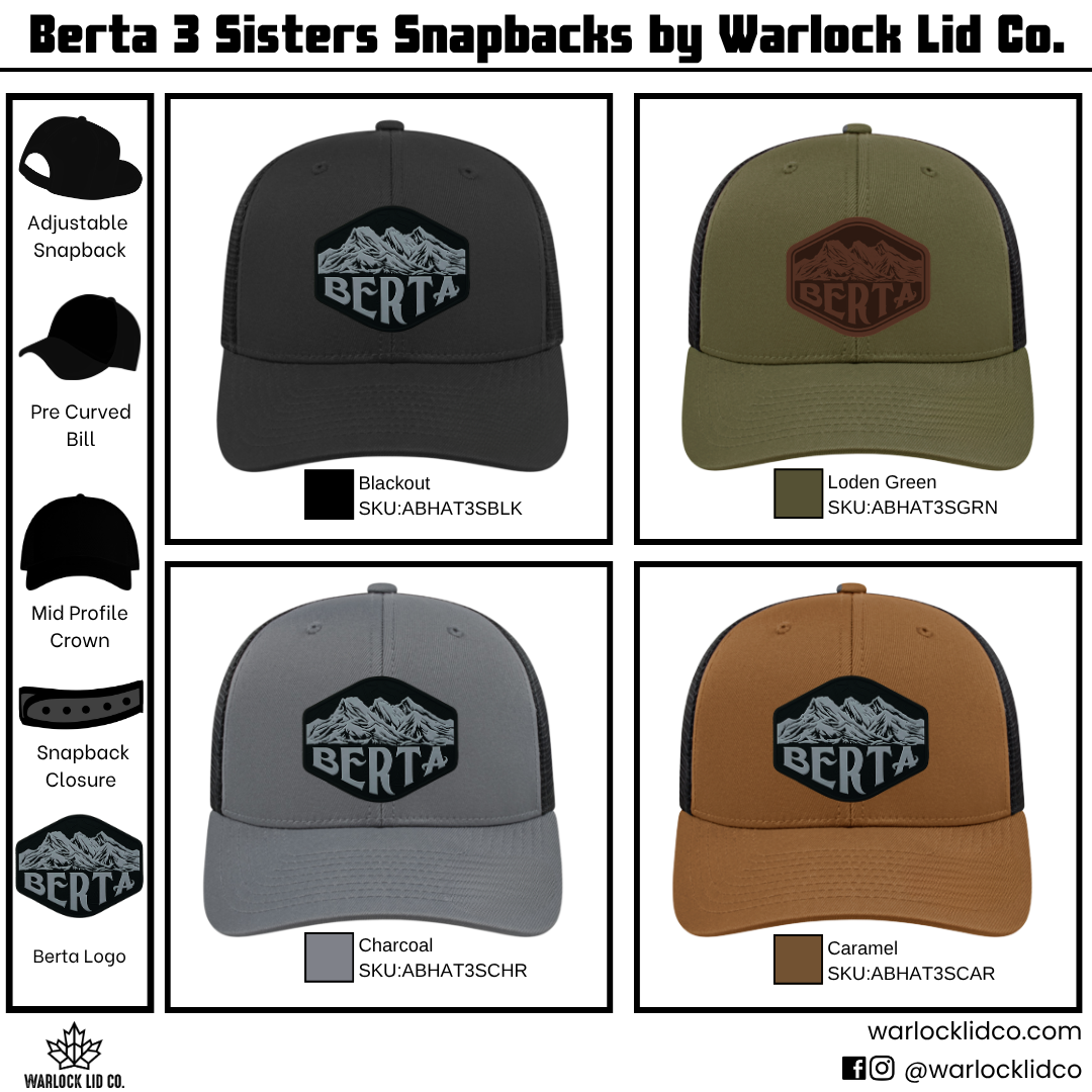 Berta 3 Sisters Snapback Hats