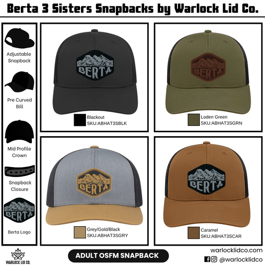 Berta 3 Sisters Snapback Hats