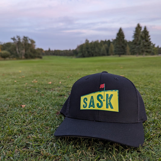 Sask Masters Golf Hat | Warlock Lid Co | Adjustable | Flexfit