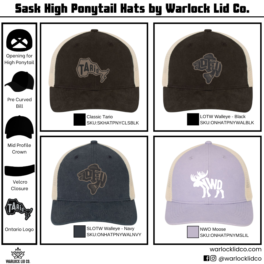 Tario Ladies High Ponytail Hats