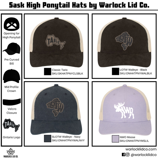 Tario Ladies High Ponytail Hats