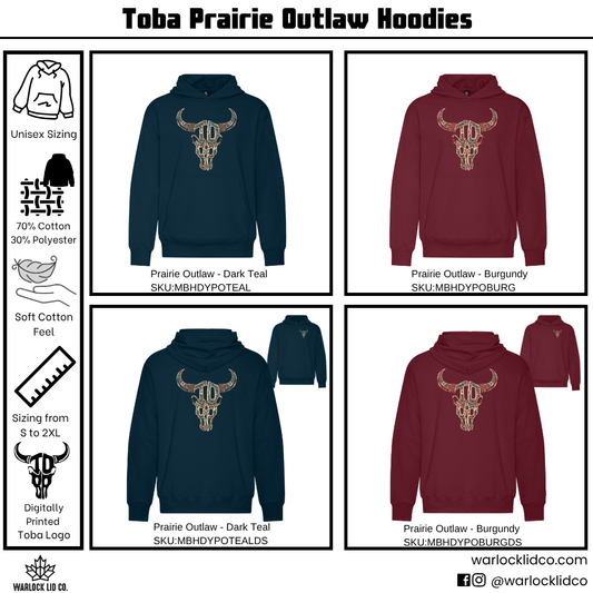 Toba Prairie Outlaw Hoodies