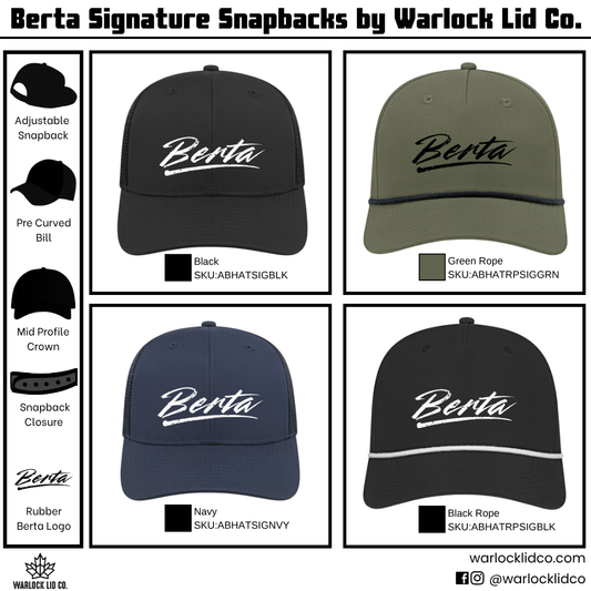 Berta Signature Snapbacks