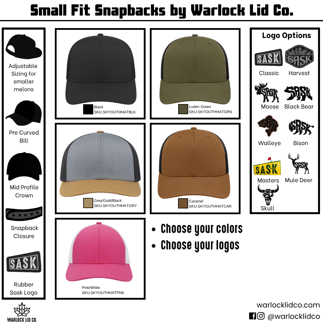 Sask Small Fit Snapbacks