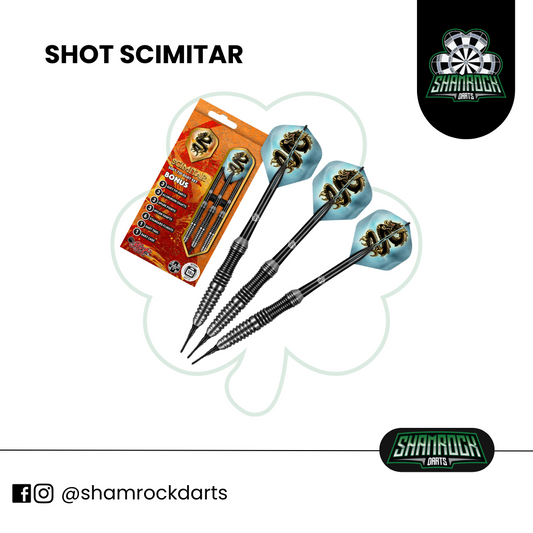 Shot Scimitar Soft Tip Dart Set