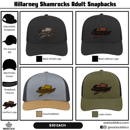 Killarney Shamrocks Adult Snapbacks
