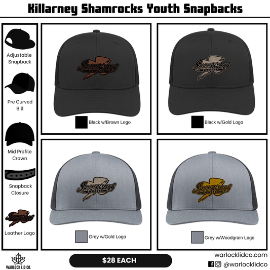 Killarney Shamrocks Youth Snapbacks
