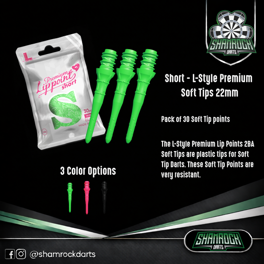 Short L-Style Lippoint Premium Soft Tips