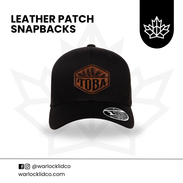 Build Your Own Toba Leather Patch Snapback Hat