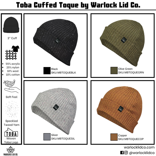 Toba Cuffed Beanie | Warlock Lid Co |  Toque