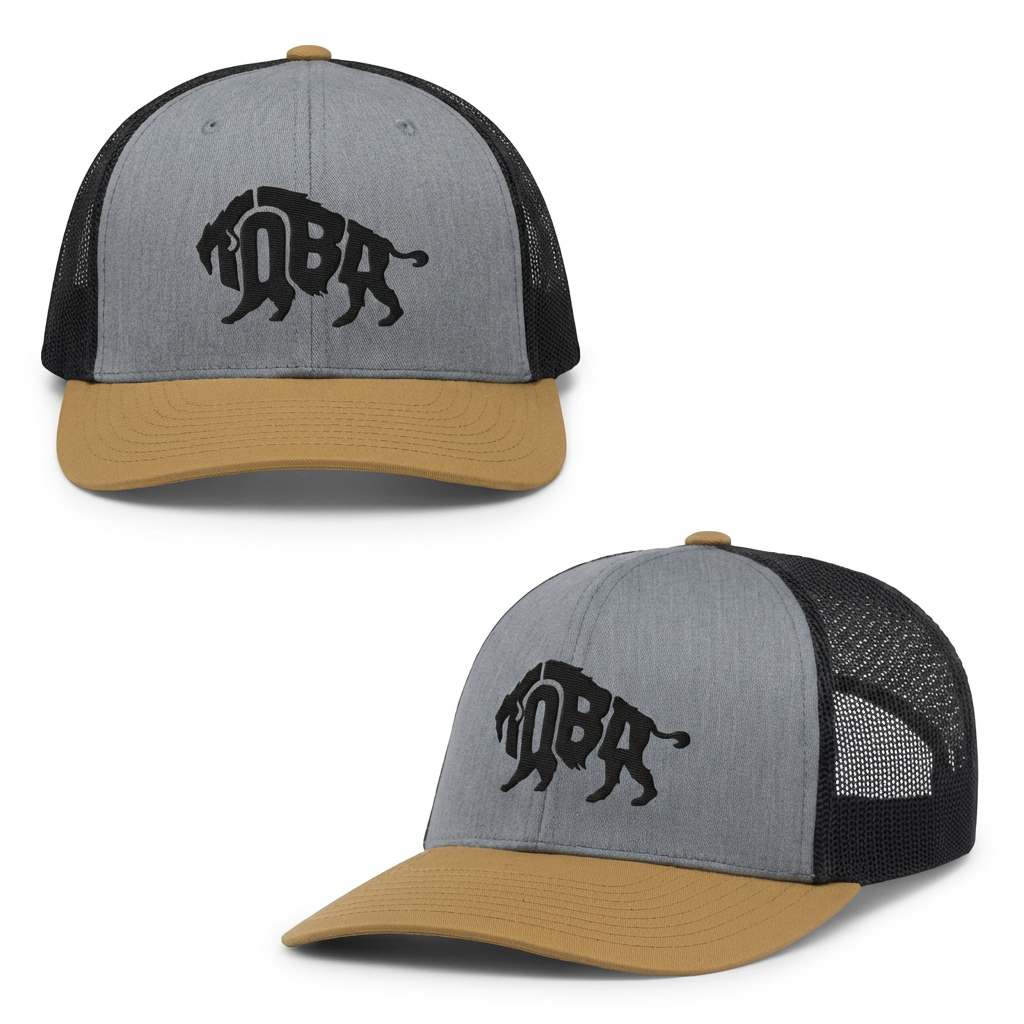Toba Bison Snapback Hats
