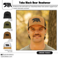 Toba Black Bear Snapback Hats  | Warlock Lid Co | Adjustable Cap