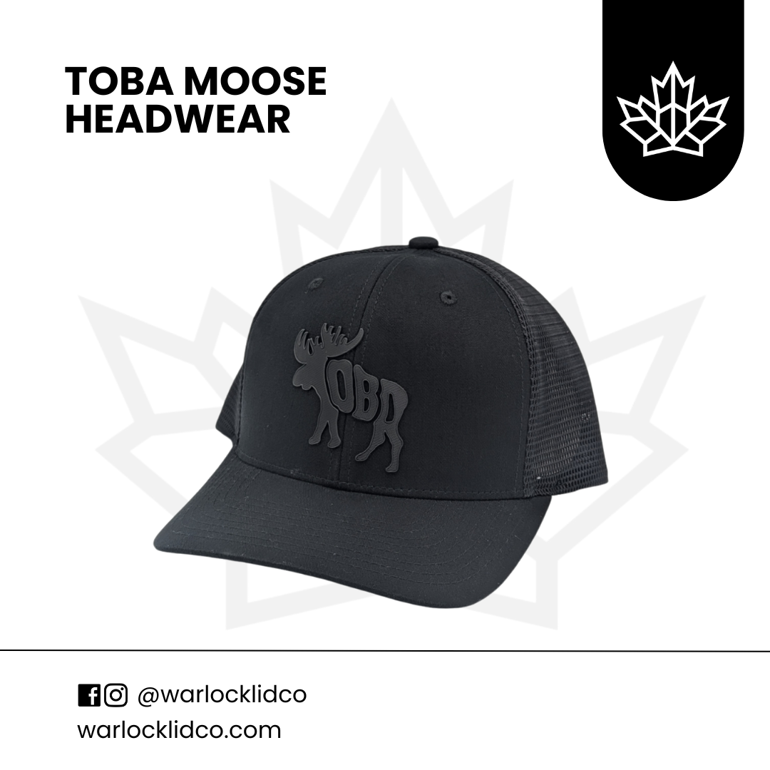 Toba Moose Snapback Hats  | Warlock Lid Co | Adjustable Cap