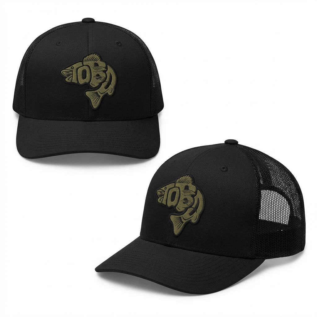 Toba Walleye Snapback Hats