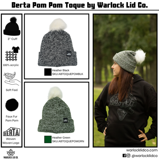 Berta Cuffed Pom Beanie