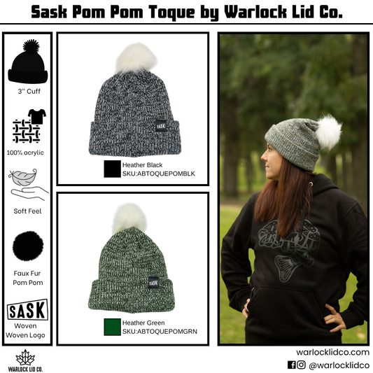 Sask Pom Pom Toque