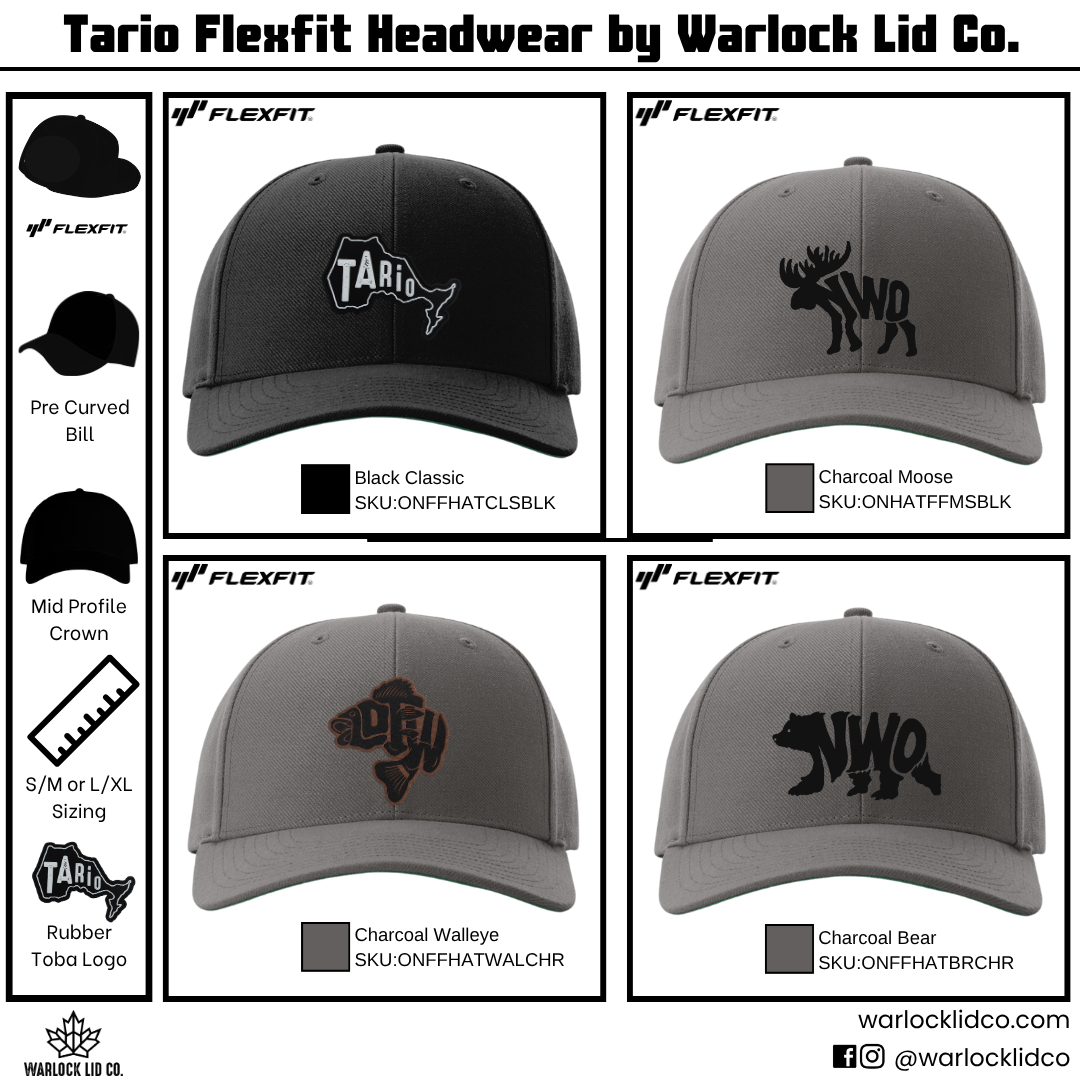 Tario Flexfit Hats | Warlock Lid Co | Lake Of The Woods | NWO