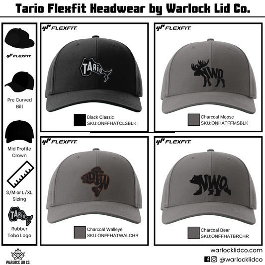 Tario Flexfit Hats | Warlock Lid Co | Lake Of The Woods | NWO