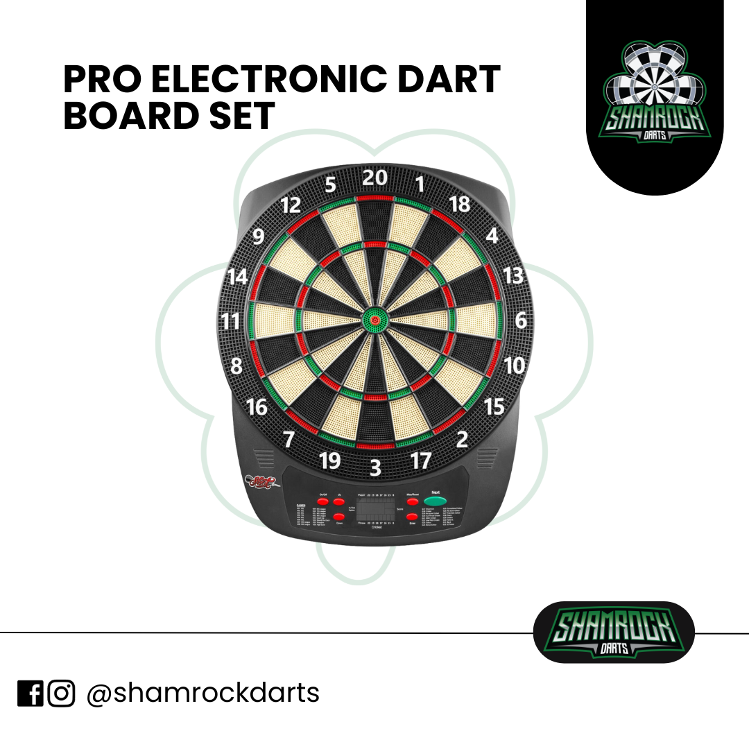 Pro Electronic Dart Board Set