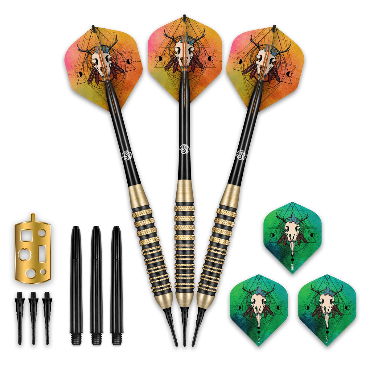 Shot Talisman Soft Tip Dart Set