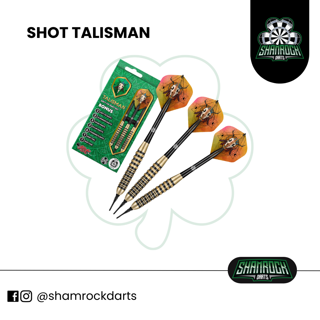 Shot Talisman Soft Tip Dart Set