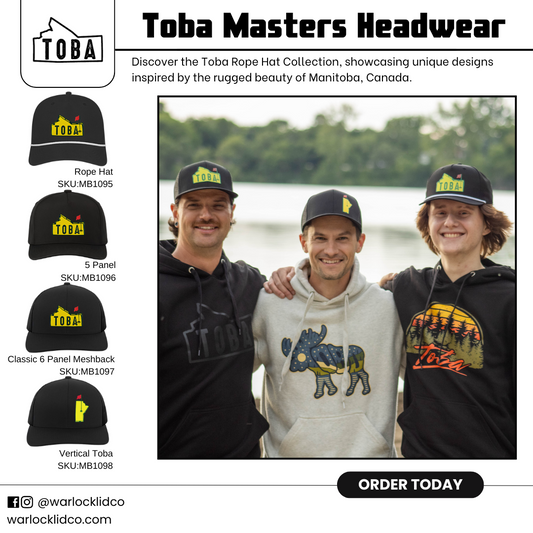 Toba Masters Golf Hat | Warlock Lid Co | Adjustable | Flexfit